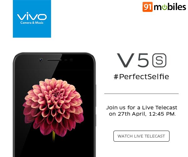 vivo v5s- live webcast