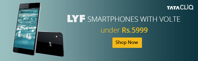 upto 60% off lyf smartphones with volte support under rs.5999