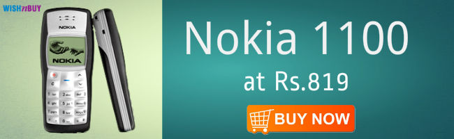 refurbished nokia 1100 @ rs.819